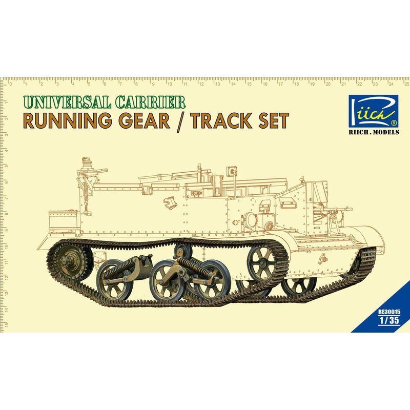 Running Gear Track - Riich модели RE30015 1/35 универсальный перевозчик