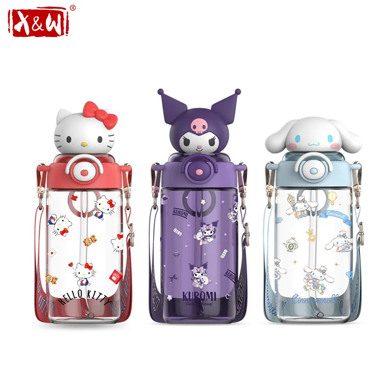 Running Gear For Kids - Кружка-поильник X&W Kawaii Sanrio с соломинкой,