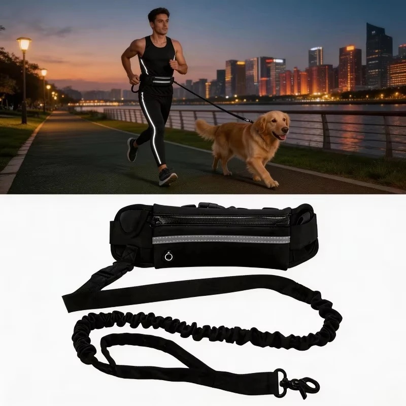 Светоотражающий поводок для со – обзор и цена Running Gear Dog